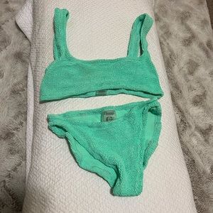 Hunza G Xandra crinkle bikini set